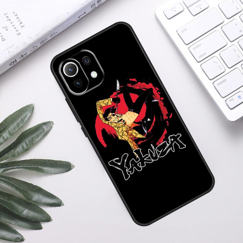 Japan Yakuza Case For POCO F5 X3 X5 Pro F3 F4 GT M5s C40 Back Cover For Xiaomi 13 12 Lite 11T 12T Pro 12X