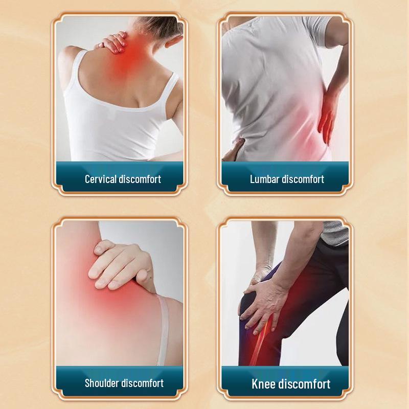 Ginseng Saffron Mugwort Relief Patches for Joint Pain in Neck, Shoulders, Waist, and Legs
