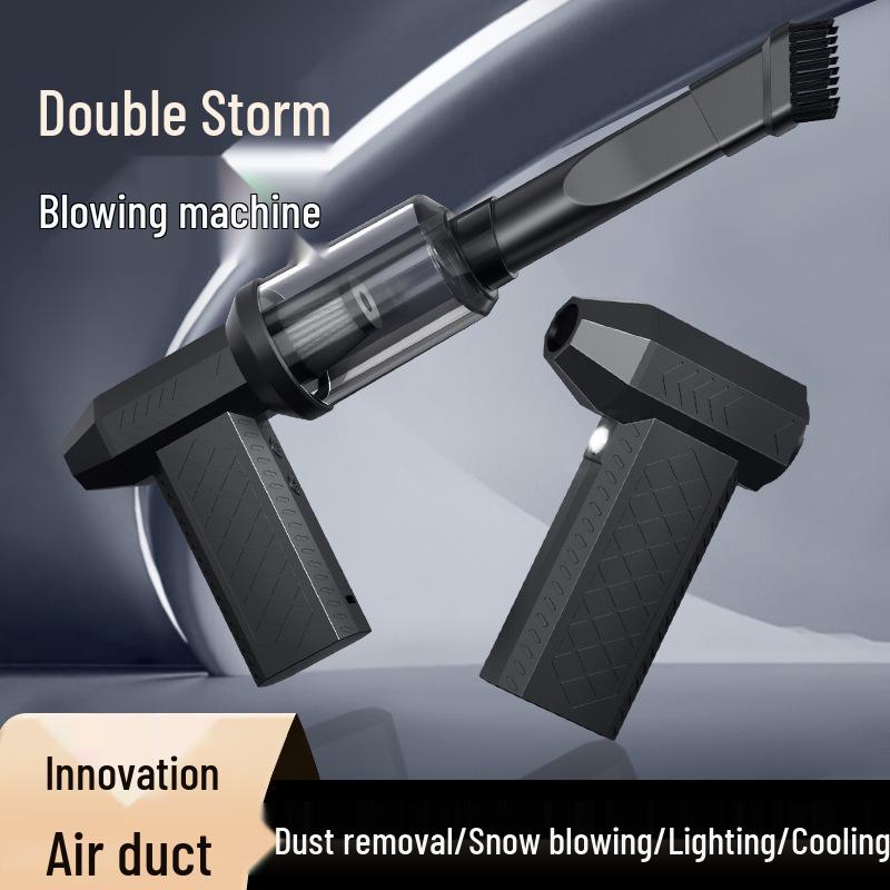 Handheld Wireless Mini Turbine Fan & Camping Vacuum Cleaner Combo