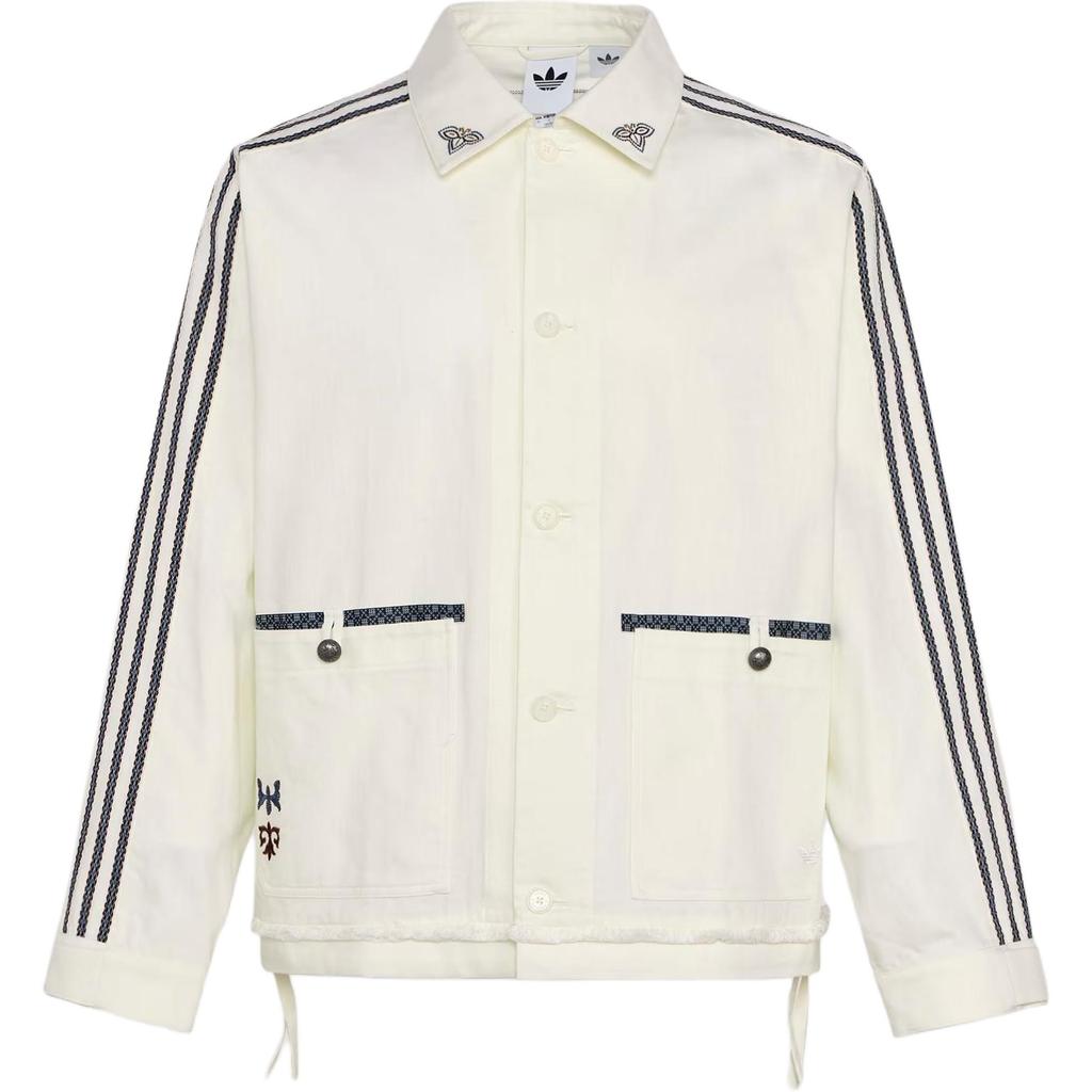 Adidas Originals Toc Bai Cotton Sports Loose Fit Polo Jacket Men Jackets KW5673