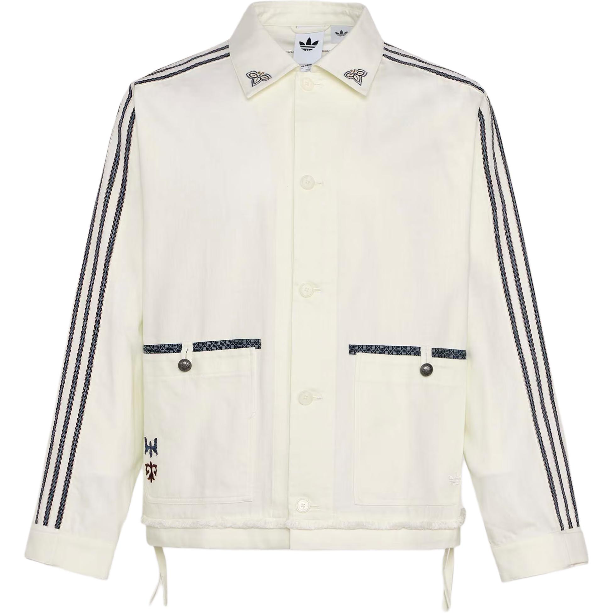 Adidas Originals Toc Bai Cotton Sports Loose Fit Polo Jacket Men Jackets KW5673 S
