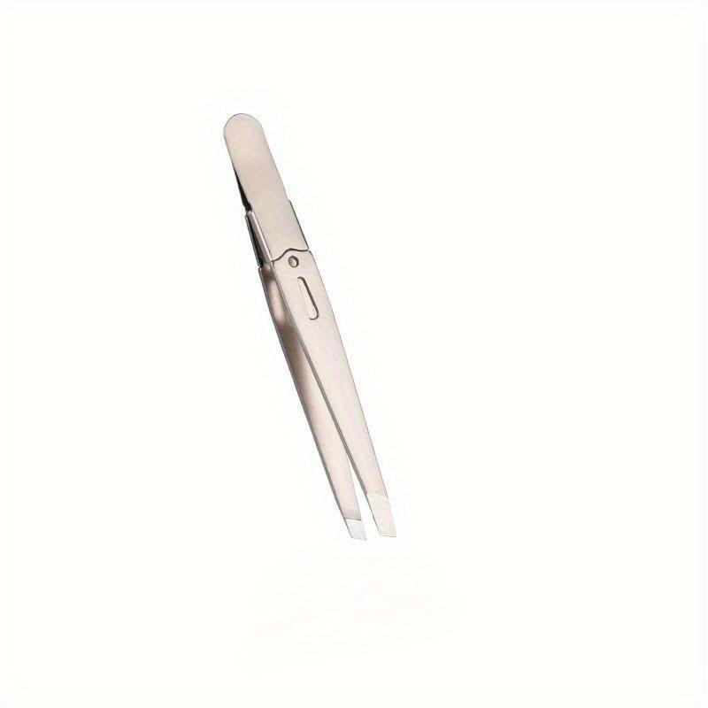 Eyebrow Tweezer Colorful Hair Beauty Fine Hairs Puller Stainless Steel Slanted Eye Brow Clips Removal Makeup Tools