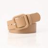 Simple And High-End Belt Women's Square Buckle Versatile Decorative Belt Fashionable And Elegant Belt Women