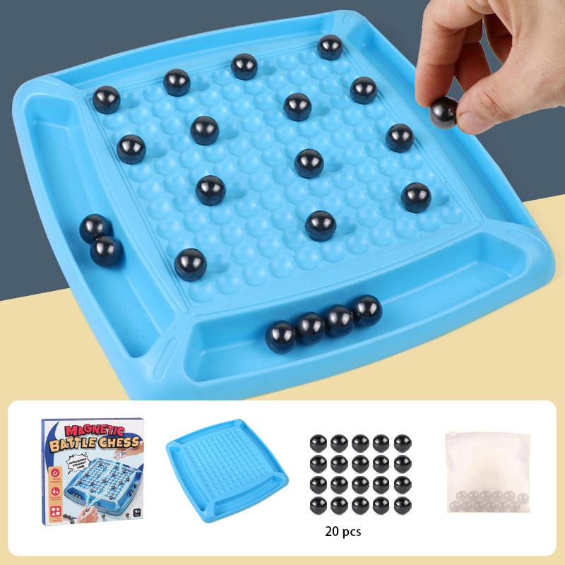 Magnetická indukcia Šach Zábavná magnetická šachová hra na trénovanie sústredenia a logického myslenia Vzdelávacia hračka pre interakciu rodič-dieťa Plastový materiál 20pcs