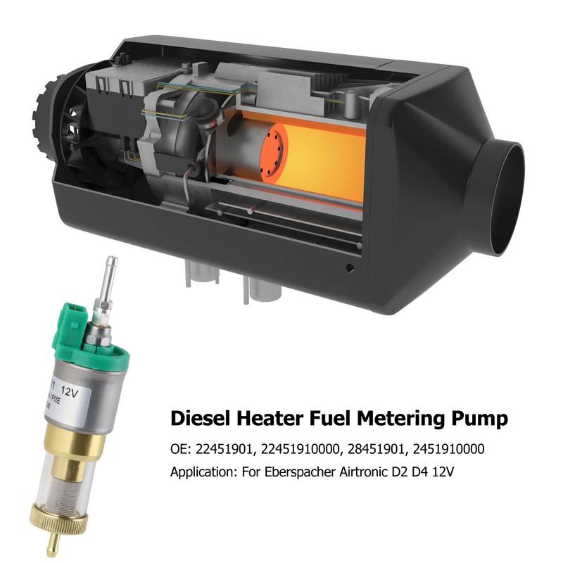 1KW To 5KW Diesel Heater Fuel Metering Pump 22451901 Waterproof for Eberspacher Airtronic D2 D4 12V