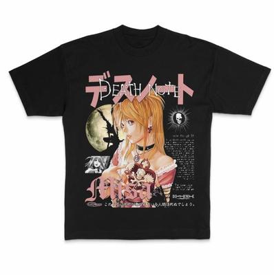 Misa Vintage Grafische T-shirts, Death Note T-shirt, Death Note Merchandise, Anime Kleding,