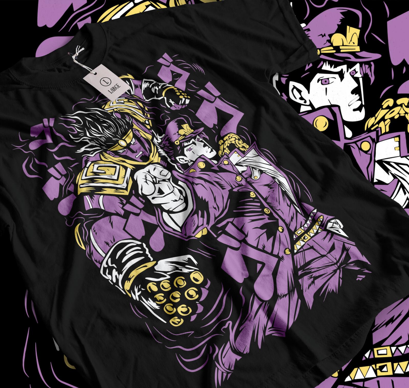 

Jojo s Bizarre Adventure T-Shirt Mens Womens Tees Top Anime Manga Graphic Design ShirtTee All Size029 L