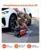 VEVOR 12V Heavy Duty Air Compressor, Auto-Stop Portable Tire Inflator with LCD Digital Display