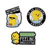 3-8pcs/set Animal Enamel Pins Custom Frog Panda Cat Goose Brooches Lapel Badges Clothes Jewelry Gift for Kids Friends