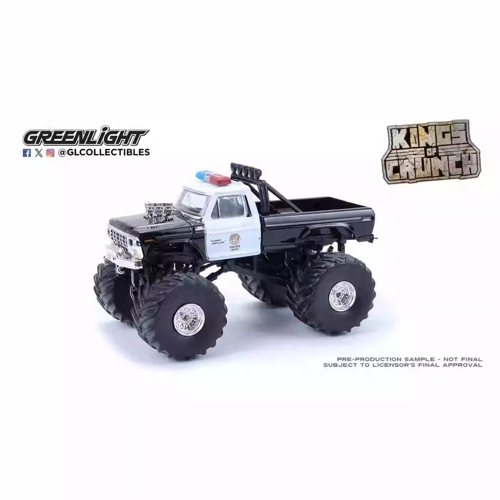 GreenLight 1:64 1978 F-250 - LAPD Alloy Mini Car Model Decoration Ornament Toy Gift