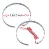 Sada 2 ks DIY Devil Eyes LED Halo Rings Kit HID projektor světlometů do auta 360° Demon Eyes LED světla upravená Q5 Hela Lens