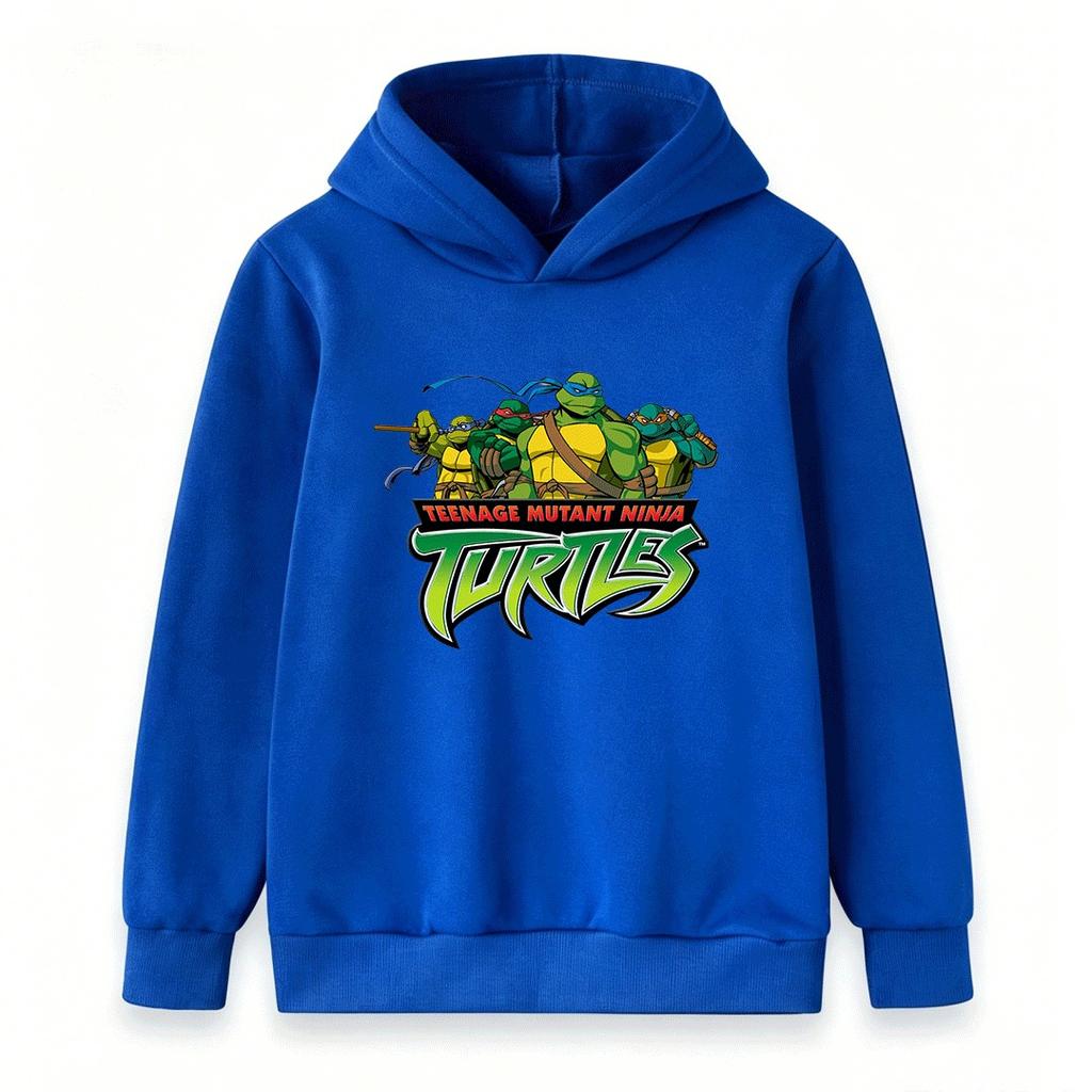 Kids Boys Girls Cartoon Graphic Print Pullover Hoodie Casual Long Sleeve Soft Sweatshirt for Children Daily Wear