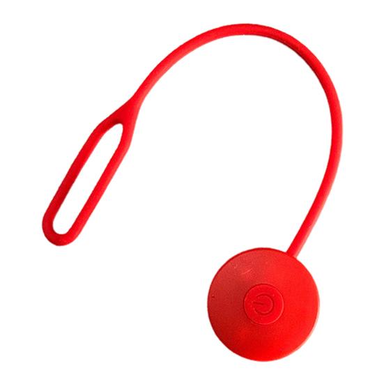LED Glowing Backpack Light with 3 Flash Modes High Visibility Silicone Rope ABS Housing Adjustable