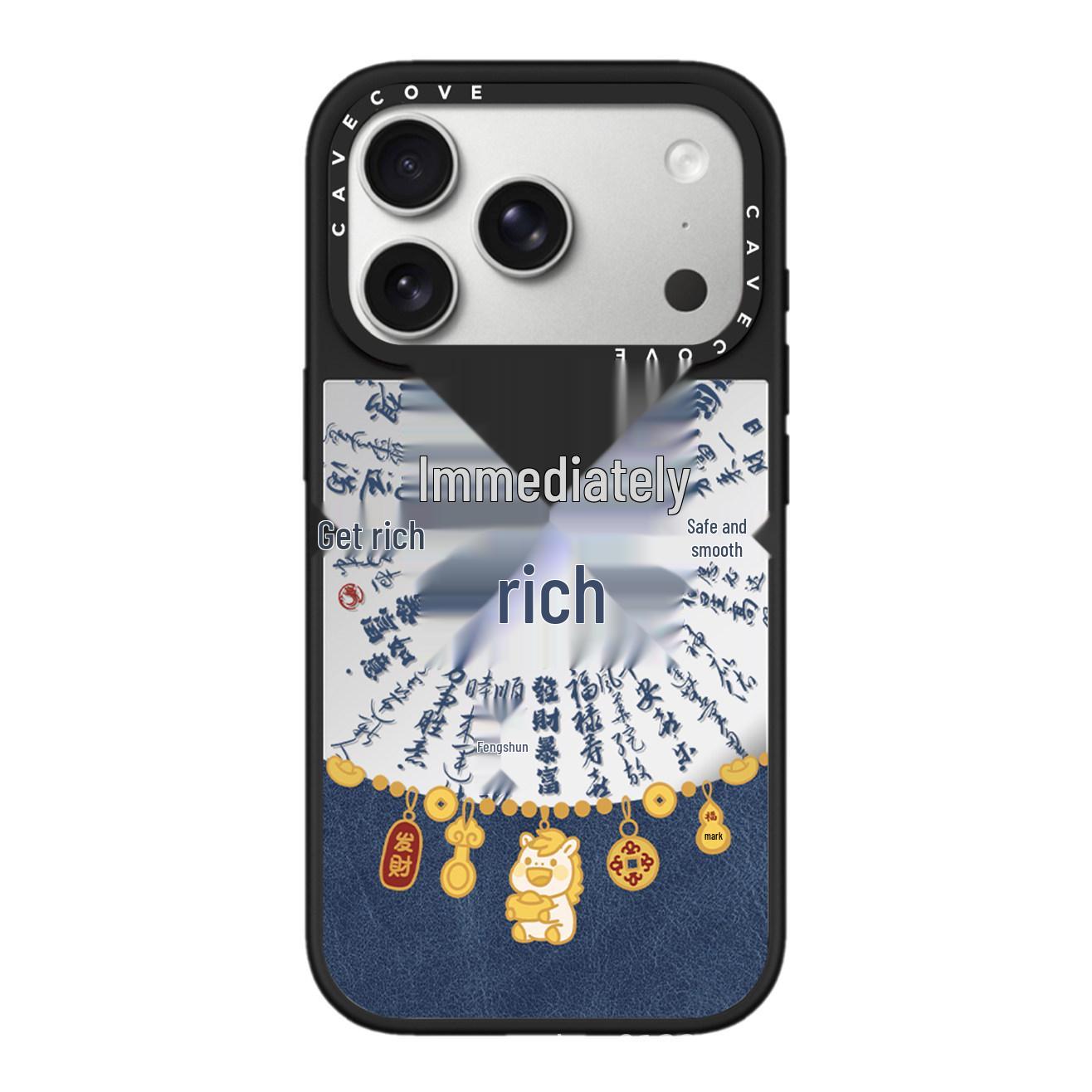 

National Style MagSafe Magnetic Apple Phone Case for 15 Pro/15 Pro Max with Year of the Horse Design 16