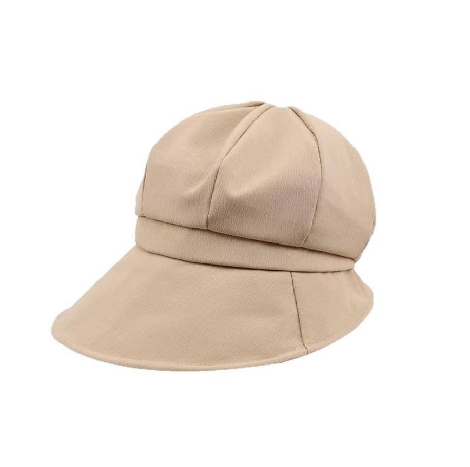 Women's Solid Color Foldable Bucket Hat Wide Brim Sunscreen Spring Summer Fisherman Cap Female Sun Hat