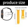 Wavy Silicone Replacement Band Smartwatch Adjustable Lightweight Designs Flexible Sport Watch Straps for Watch8