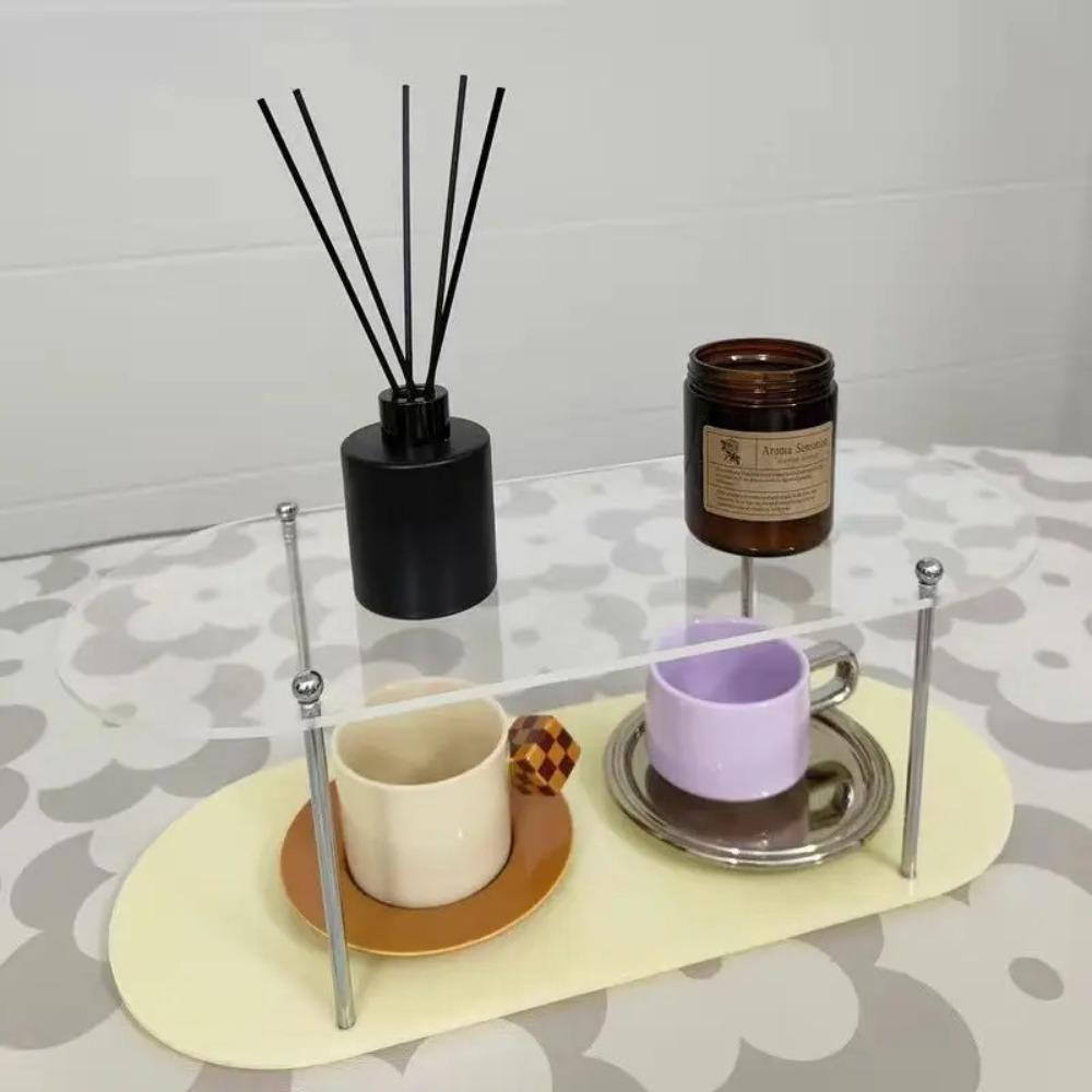 Multi-layer Acrylic Storage Rack Decorative Bathroom Storage Rack  Office Stationery