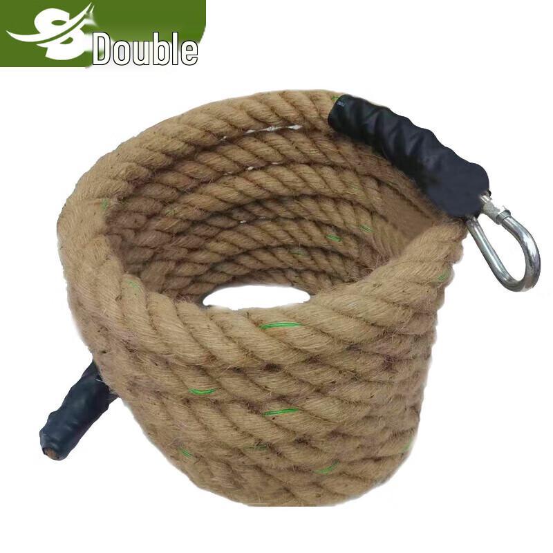 Hemp Climbing Rope with Steel Hook