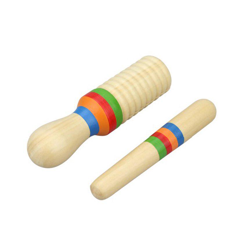Buy Wooden Musical Instrument Tube Single-threaded Ring Percussion ...