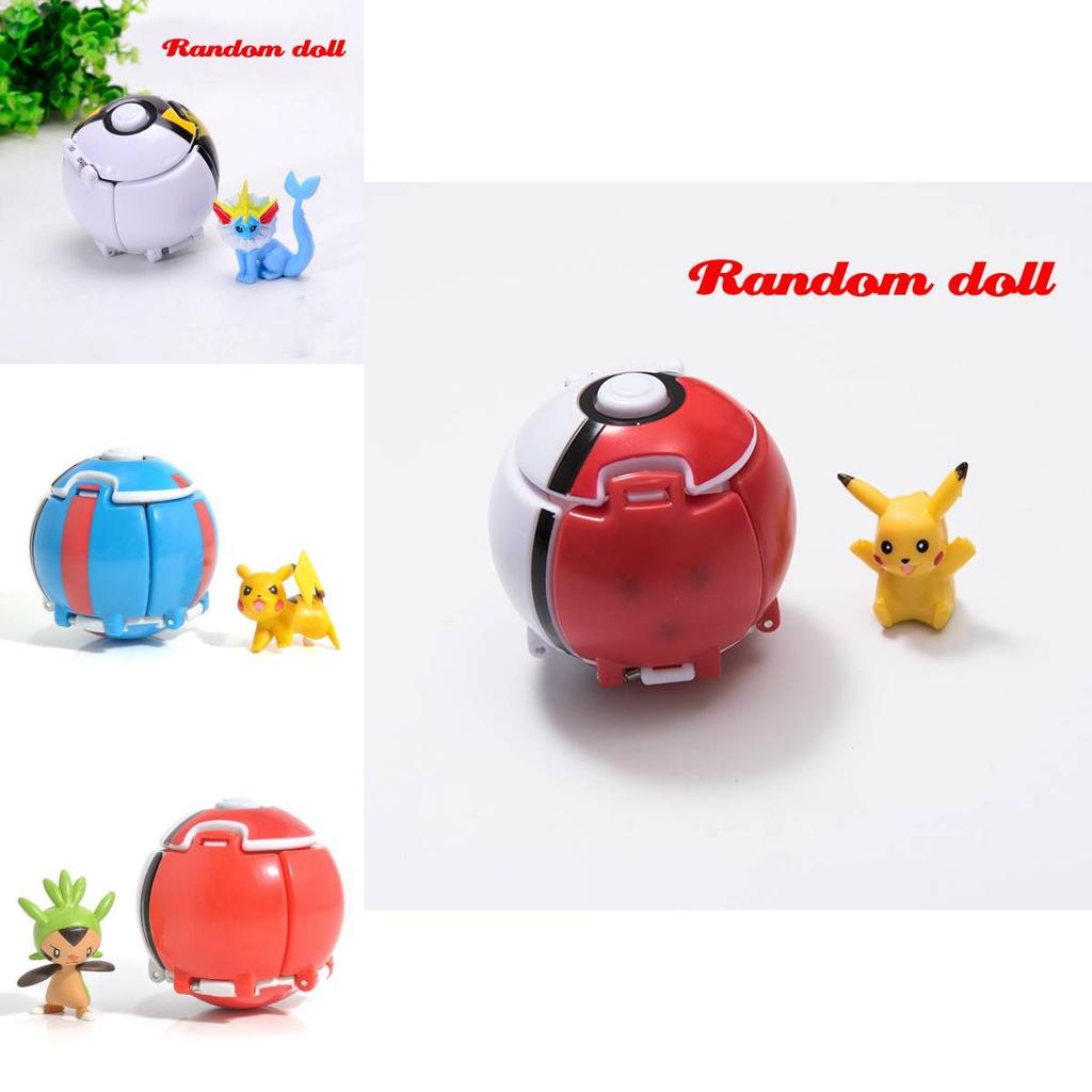 Transforming Elf Ball Pocket Monster Toy Ball With Touch-sensing Explosions Abs Material 7cm Diameter