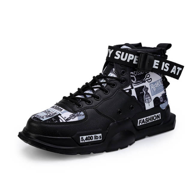 Increase Height Shoes Basckets Loafers for Men Fashion Tennis High Top Sneakers with Rubber Sole Sports Shoes Chaussires Tennis