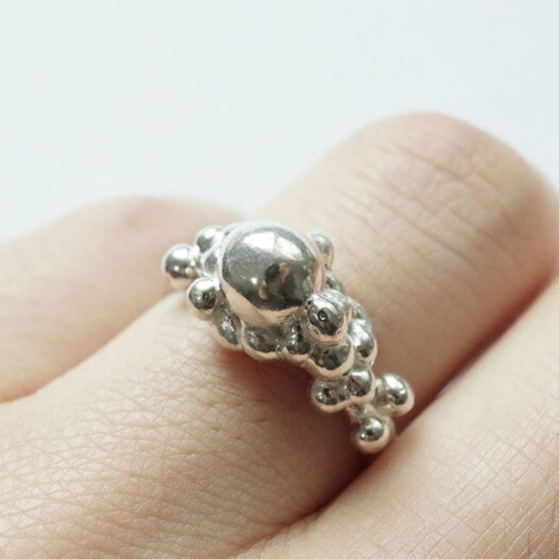 Vacactsilver Bubble Ring
