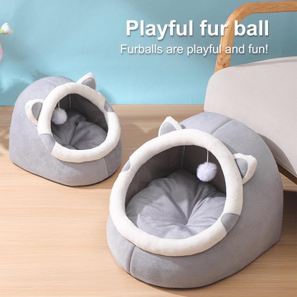 Cat Nest Bed Indoor Cat Cave Puppy Sleeping Bed Sleeping House  New Deep Sleep Comfort In Winter Cat Bed Cat Cozy Cave Nest