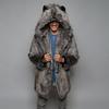 New autumn and winter women's sheepskin coat long imitation leather coat women's coat warm wool coat coat versatile light luxury