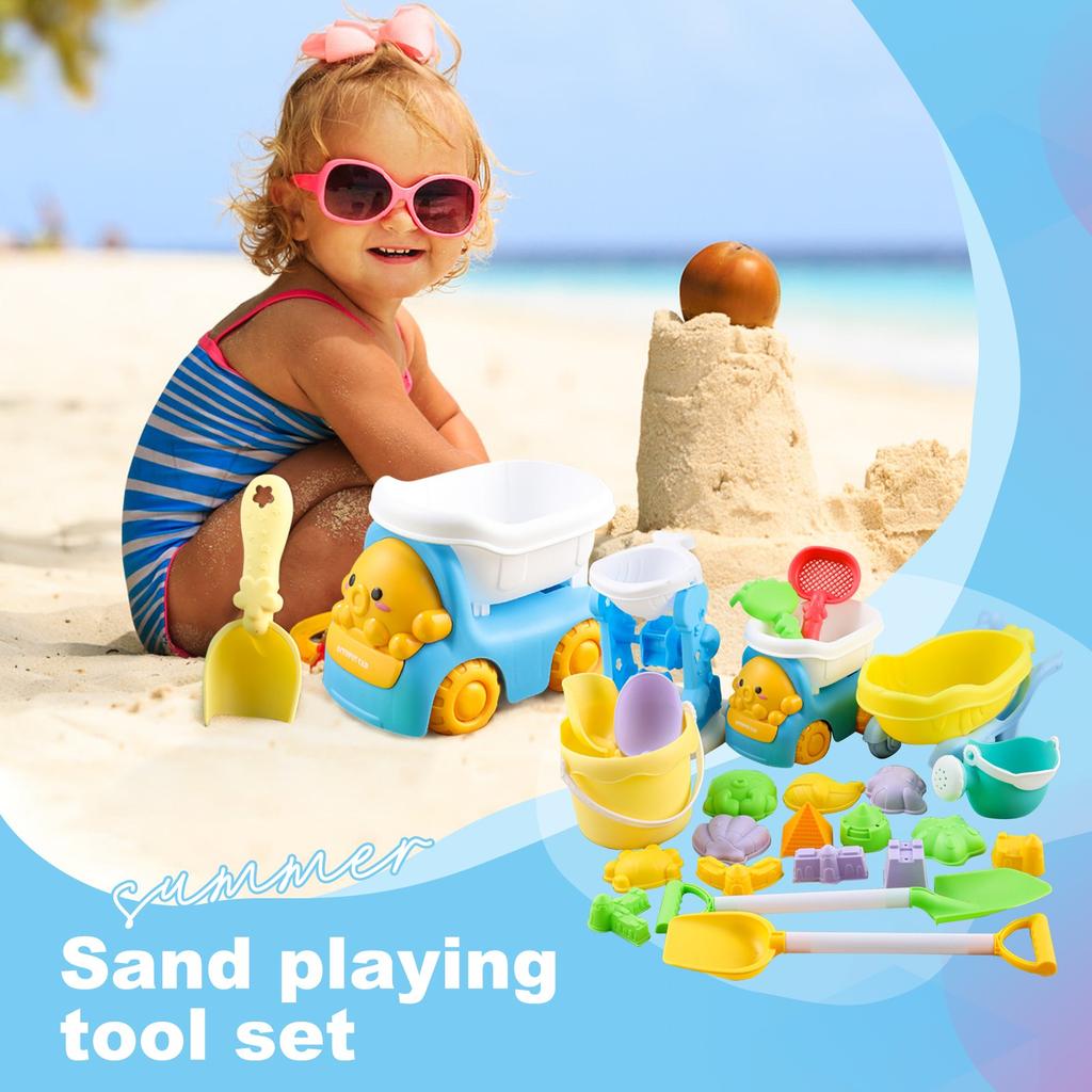 Children'S Sandpit, Sand-Digging Shovel, Small Bucket Sand , Sand-Playing Tool Set, Summer Beach Buggy Toy