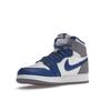 Air Jordan 1 Retro High OG GS True Blue Kids Sneakers White Cement-Grey FD1437-410
