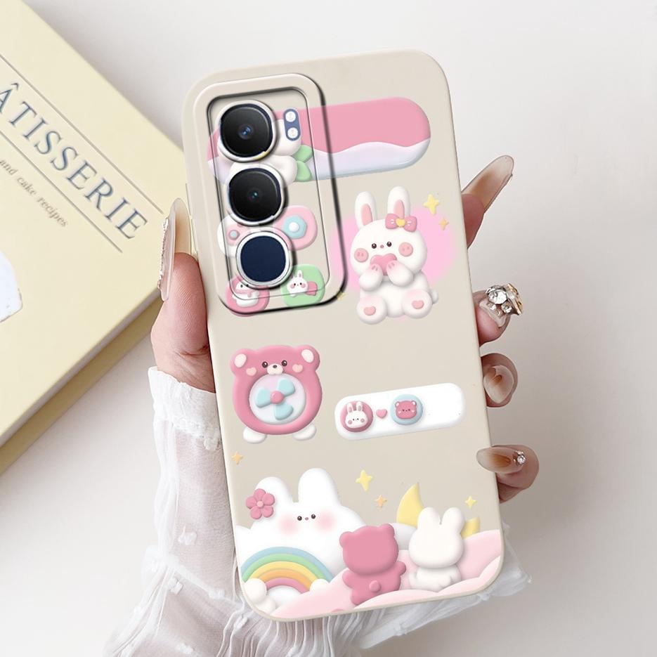 For Vivo Y19s Case V2419 New Unique Candy Painted Cover 6.68'' Shockproof Phone Case For Vivo Y19s Y 19 s VivoY19s 4G Soft Shell