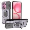 For vivo V60 5G Case PC+TPU Kickstand Phone Protector with Lens Cover