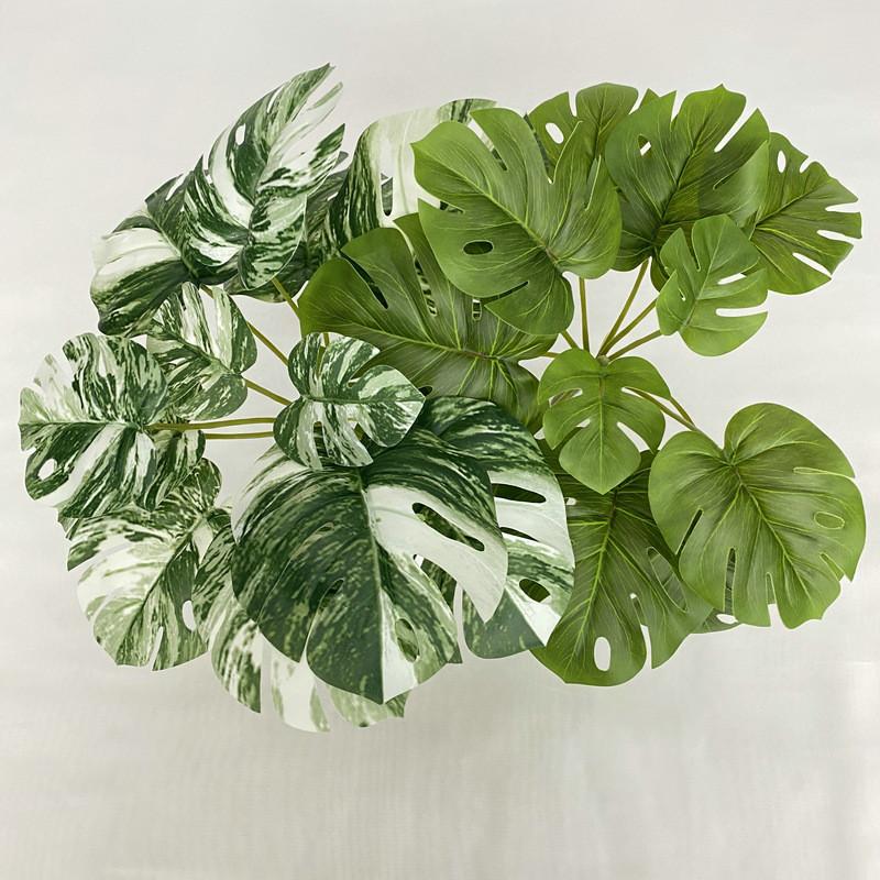 Leaf Realistic Monstera Party Decor Greenery For Home Table Wedding Gift