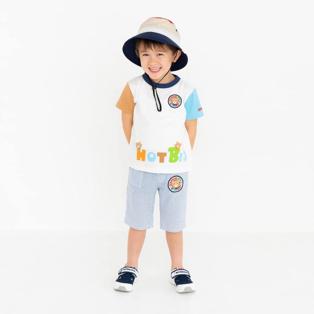 HOUSE Kurzarm T-Shirt für [MIKI Biscuits] Jungen, Mädchen, Kinder, Kinderbekleidung, Mehrfarbig, 80cm, 72-5208-493