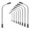 10-Pack LED Street Lights, Warm White, 42mm, 1:150-1:220 Scale, Ideal for Model Trains, Buildings, Dioramas, and Scenery Collections, Educational DIY