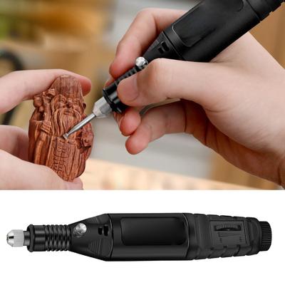 Mini Elektrikli Matkap ABS Elektronik Bileşenler Çok İşlevli 12V 13W Kemik Oyma Kesme Parlatma Parlatma Öğütücü Seti için Delme Aleti