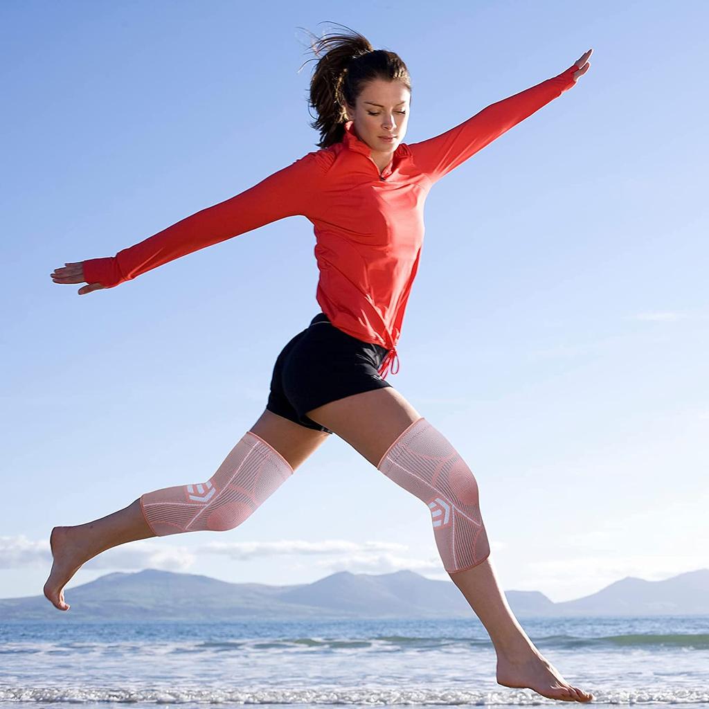 Lightweight and Non-Slip Sports Knee Pads, Designed with 360° Silicone Anti-Slip Granules for Comprehensive Knee Protection