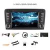 Black Bluetooth Android Auto ID3tag And RDS Satellite Radio Android Radio Sat Nav Compatible WMA