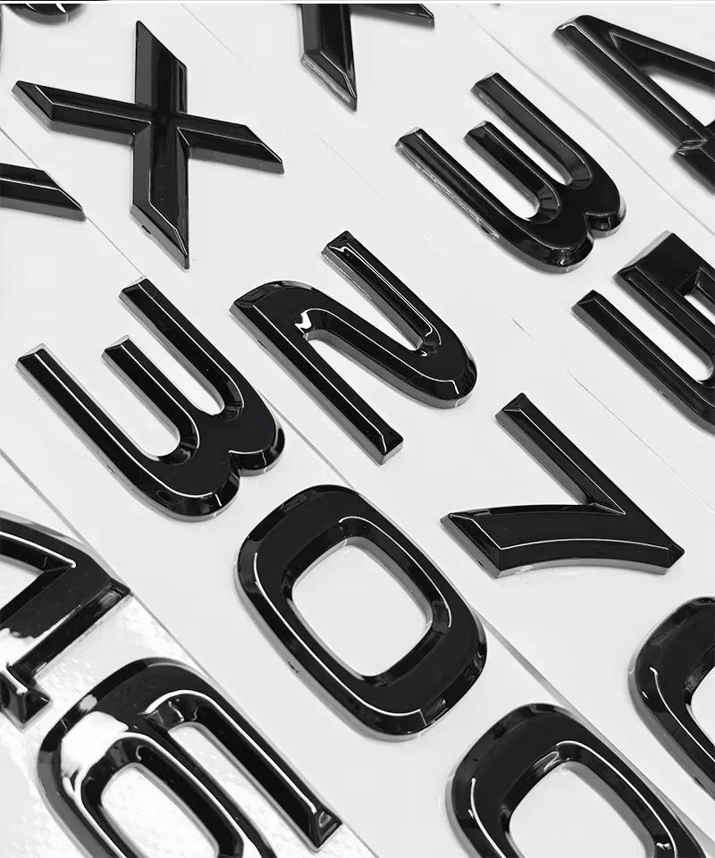 3D ABS Logo For Lexus GX470 LX570 LX600 RX350 RX300 Emblem Number Letters Sticker Car Trunk Badge Adhesive Decal Accessories AEO1