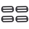 10 Pcs Slide Buckle 43x26mm Webbing Strap Adjustable Buckle Fastener Metal Strap Slider Adjuster for Clothing Bag