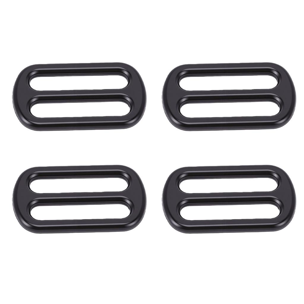 10 Pcs Slide Buckle 43x26mm Webbing Strap Adjustable Buckle Fastener Metal Strap Slider Adjuster for Clothing Bag