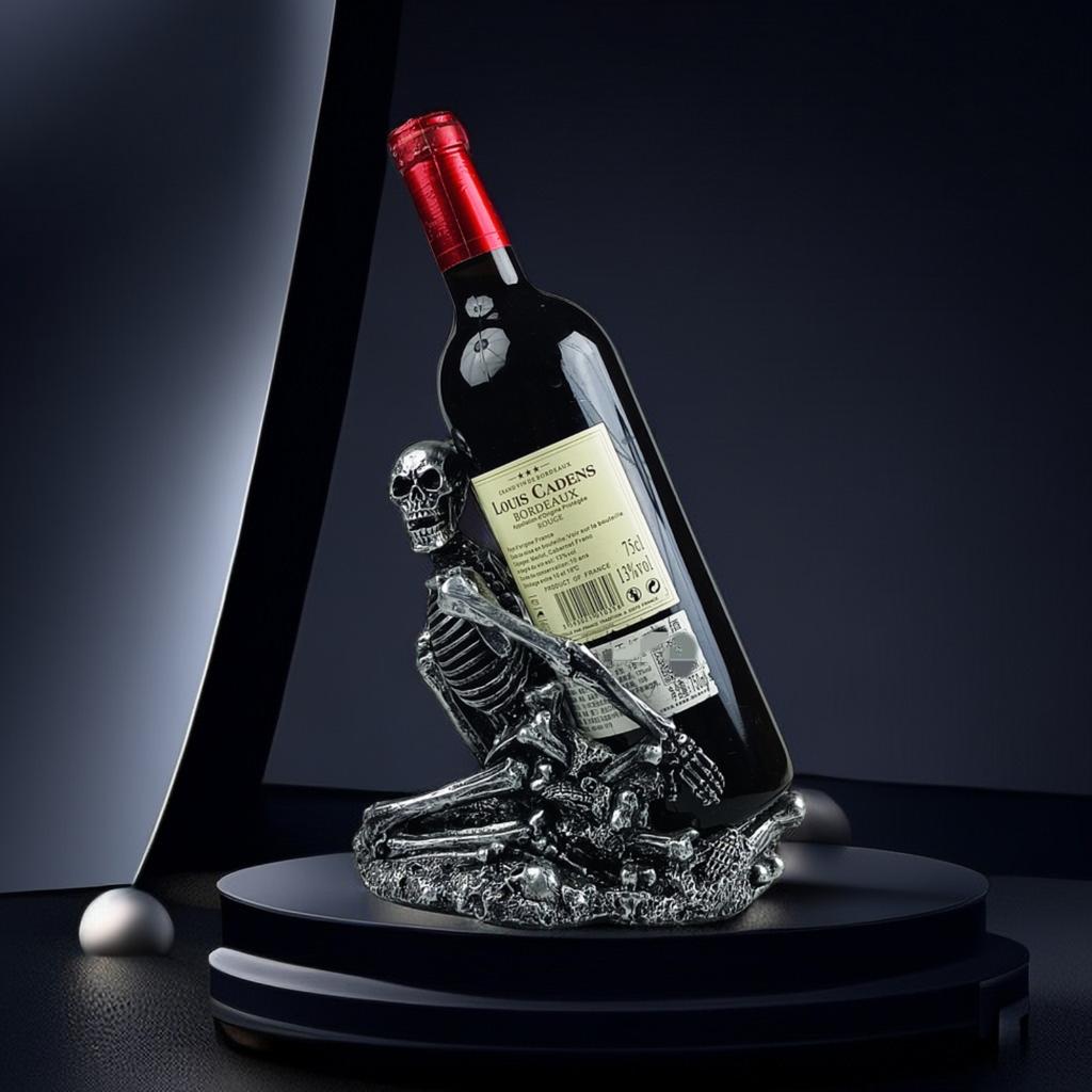 Halloween Wine Rack - Decorative Bottle Holder for Party Decor