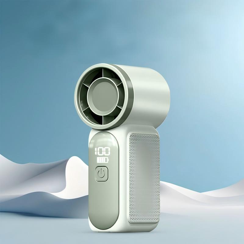 High-speed Mini Handheld Fan with USB Charging for Long-lasting Power. Turbo-powered Portable Outdoor Small Fan.