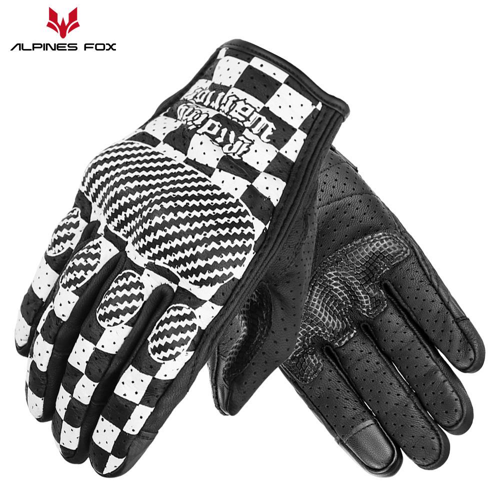 Retro motocyklové rukavice