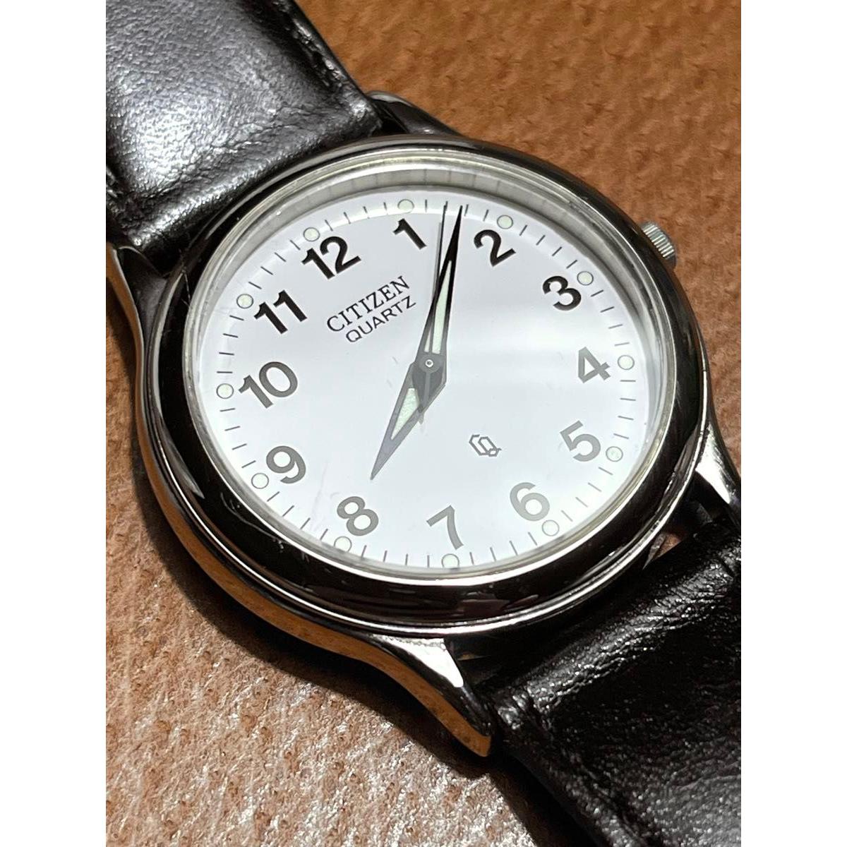 CITIZEN QUARTZ Citizen Quartz Railway Watch JR Tokai New Windshield New Battery Made in 1994