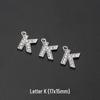 Alloy DIY English Letter & Number Necklace Pendant - Creative Jewelry & Handmade Accessories.