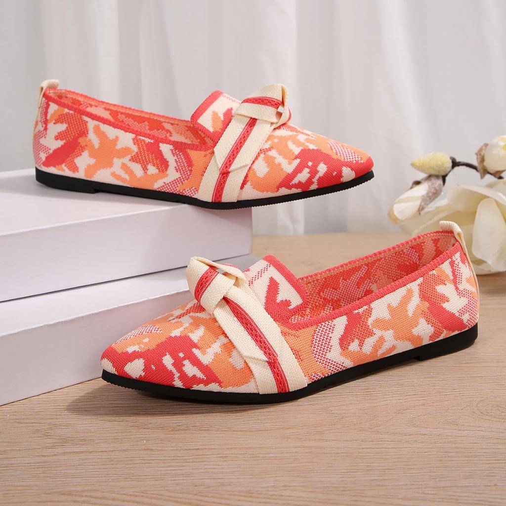 Fashion 2025 Women's Shoes Loafers Ballet Flats Pointed Toe Barefoot Slip-on Casual Low Heel Luxury Brand Woman Shoe New In Butterfly