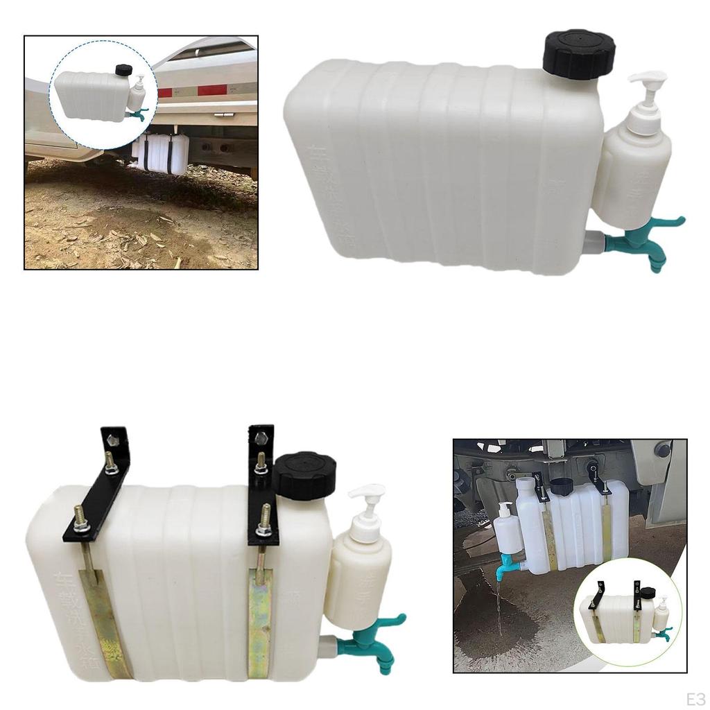 9L Large Capacity Portable Water Tank Container for Camping, Outdoor, RV, Car, Light Truck