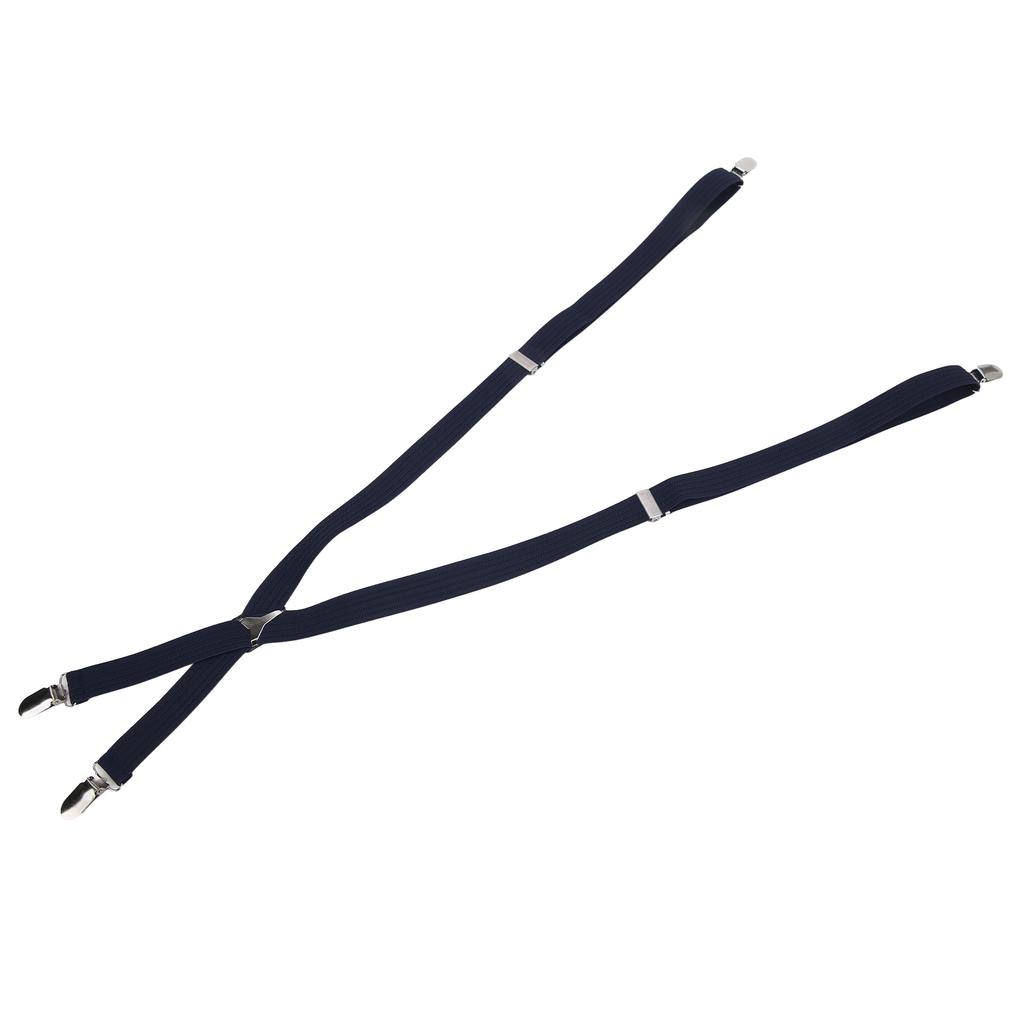 Mens Suspenders Approx 1x41.3in Nonslip Safe Sturdy Metal Wide Applicability Dress Suspenders for Work Wedding