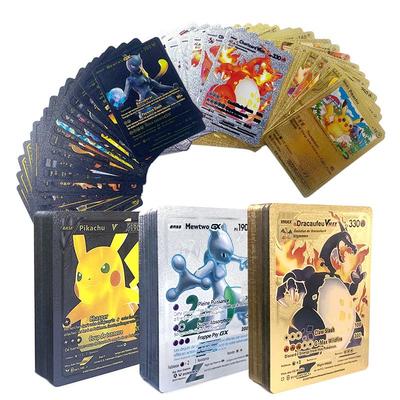 55 db Pokémon kártya VSTAR GX EX VMAX MEGA TAG TEAM Energia Edző Charizard Pikachu Ritka Gyűjtemény Csatakártya I28